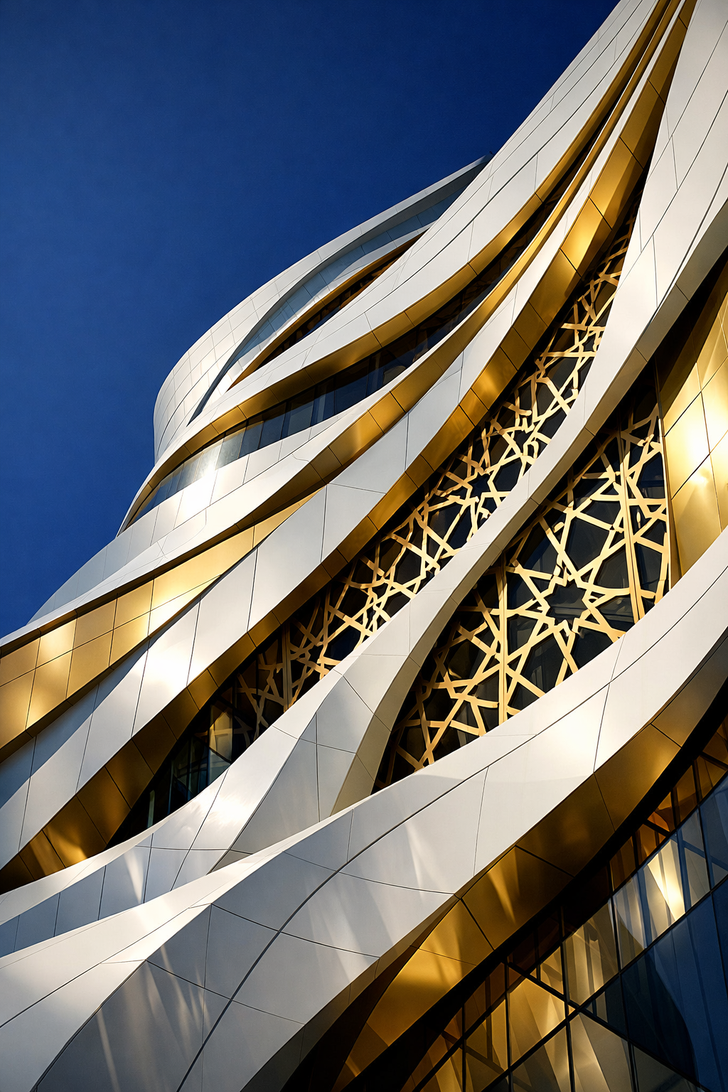 Arquitetura de luxo e inovação em Dubai